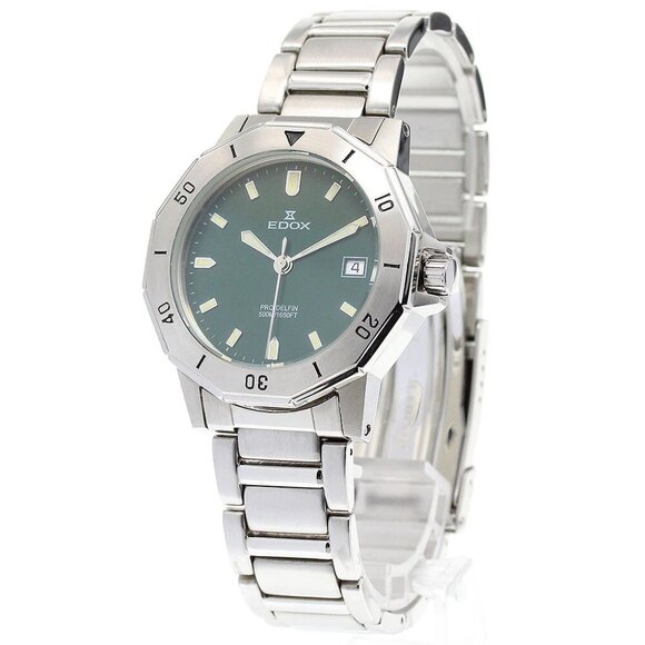 EDOX Pro-delphin Date green Dial Quartz Men's Watch_849140 - Picture 3 of 7